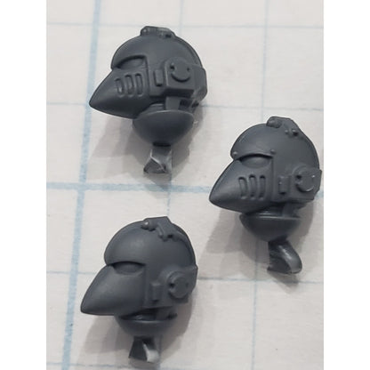 Space Marine Bits Mark 6 VI Tactical Squad Corvus Beakie Head Set 30K