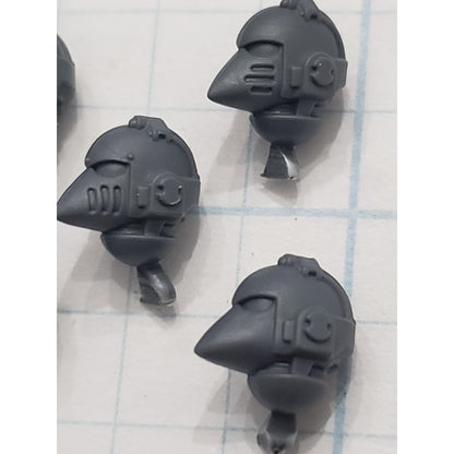 Space Marine Bits Mark 6 VI Tactical Squad Corvus Beakie Head Set 30K