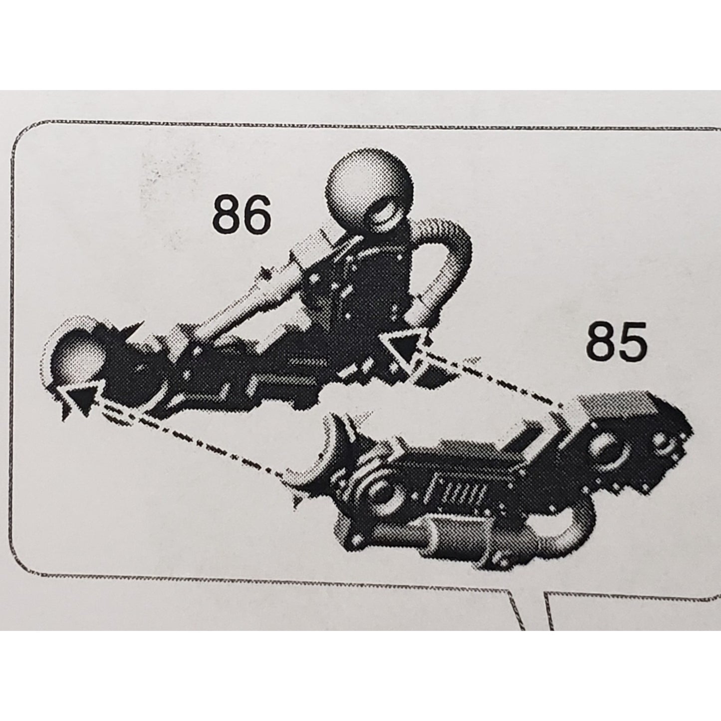 40k Ork Bits Deff Dread Large Ramshackle Arm #85
