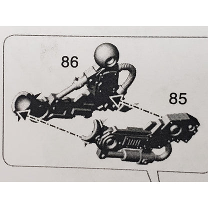 40k Ork Bits Deff Dread Large Ramshackle Arm #85