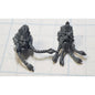 40k Space Wolves Bits Wolf Pack Grey Hunter Veteran Bare Heads w Braids x2