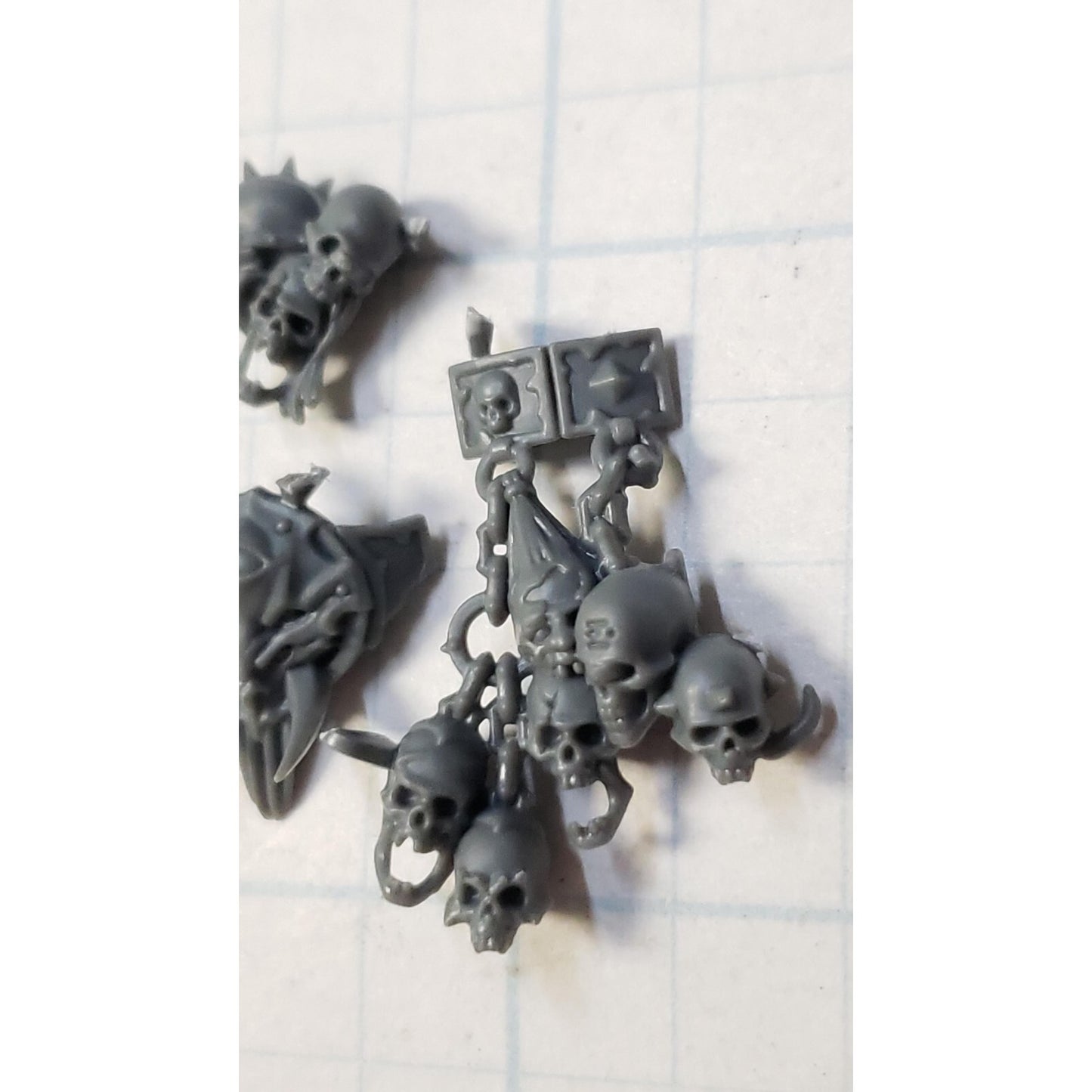 40k Chaos Space Marines Bits Daemon Prince Large Belt Buckle Trophies