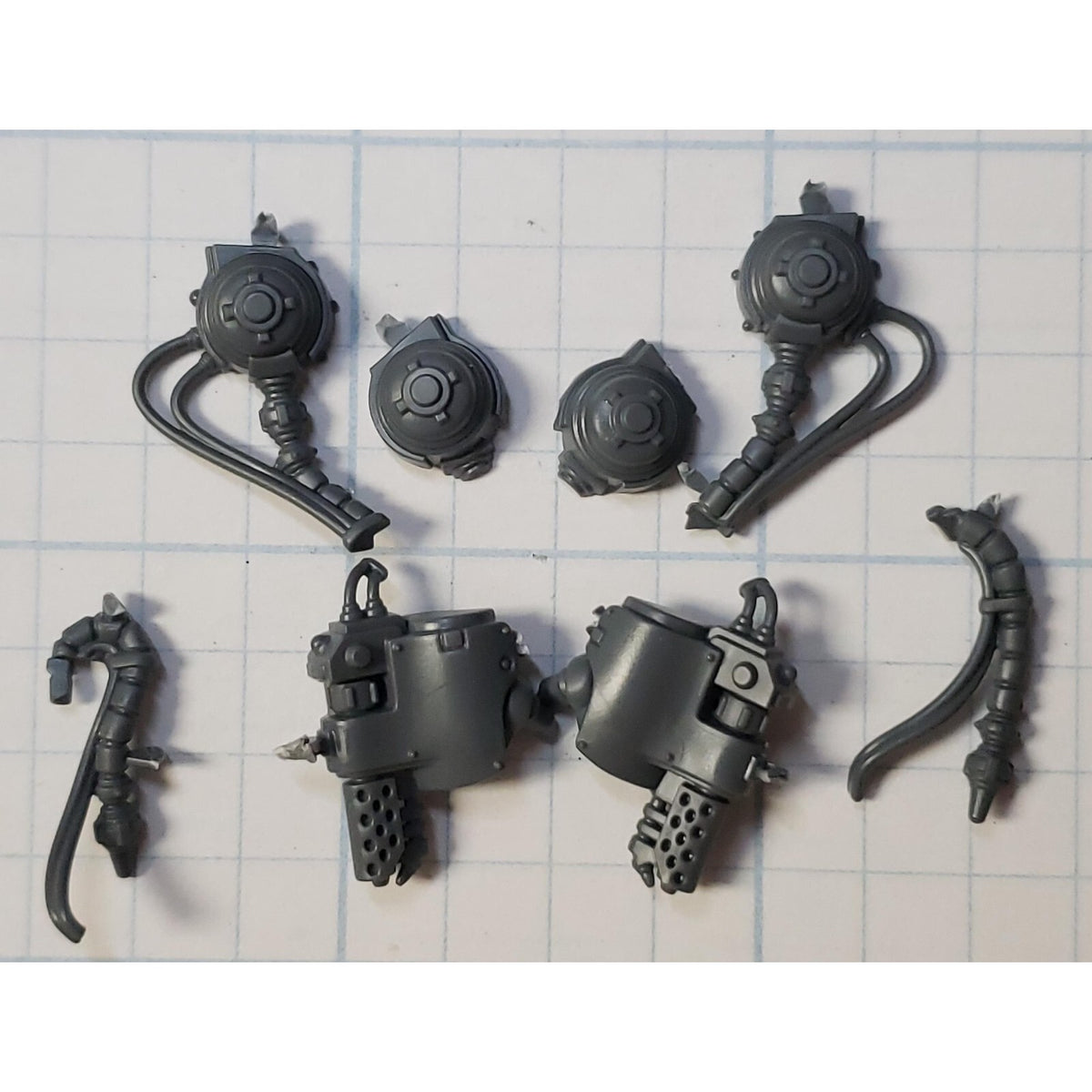 40k Space Marine Bits Aggressor Gravis Flamestorm Gauntlet Set #56