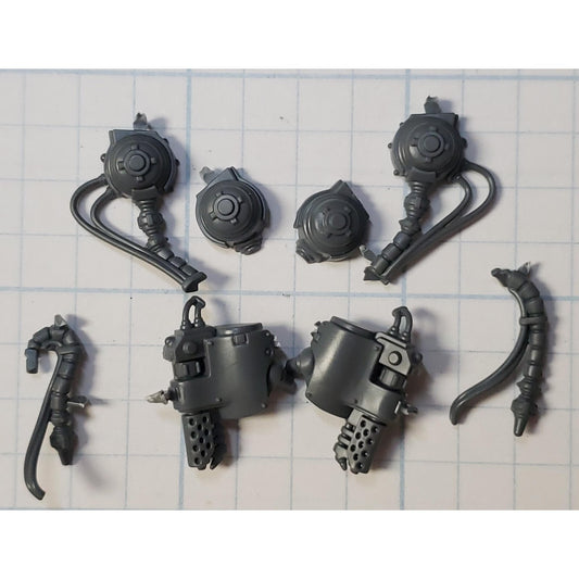 40k Space Marine Bits Aggressor Gravis Flamestorm Gauntlet Set #56