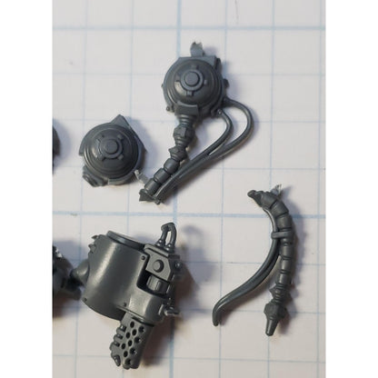 40k Space Marine Bits Aggressor Gravis Flamestorm Gauntlet Set #56