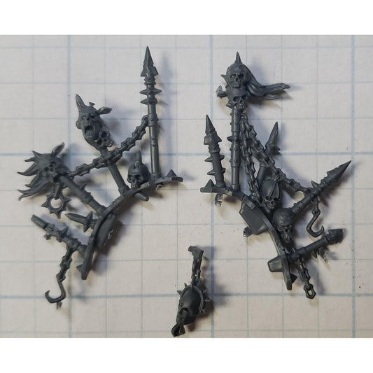 40k Chaos Space Marines Bits  Daemon Prince Back Trophy Spikes Fantasy