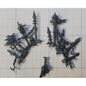 40k Chaos Space Marines Bits  Daemon Prince Back Trophy Spikes Fantasy