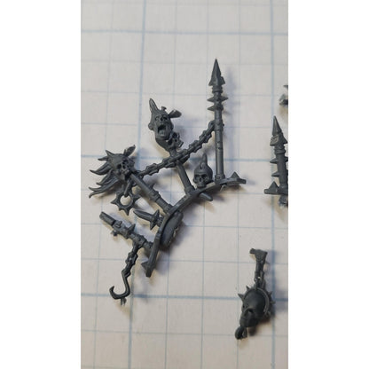 40k Chaos Space Marines Bits  Daemon Prince Back Trophy Spikes Fantasy
