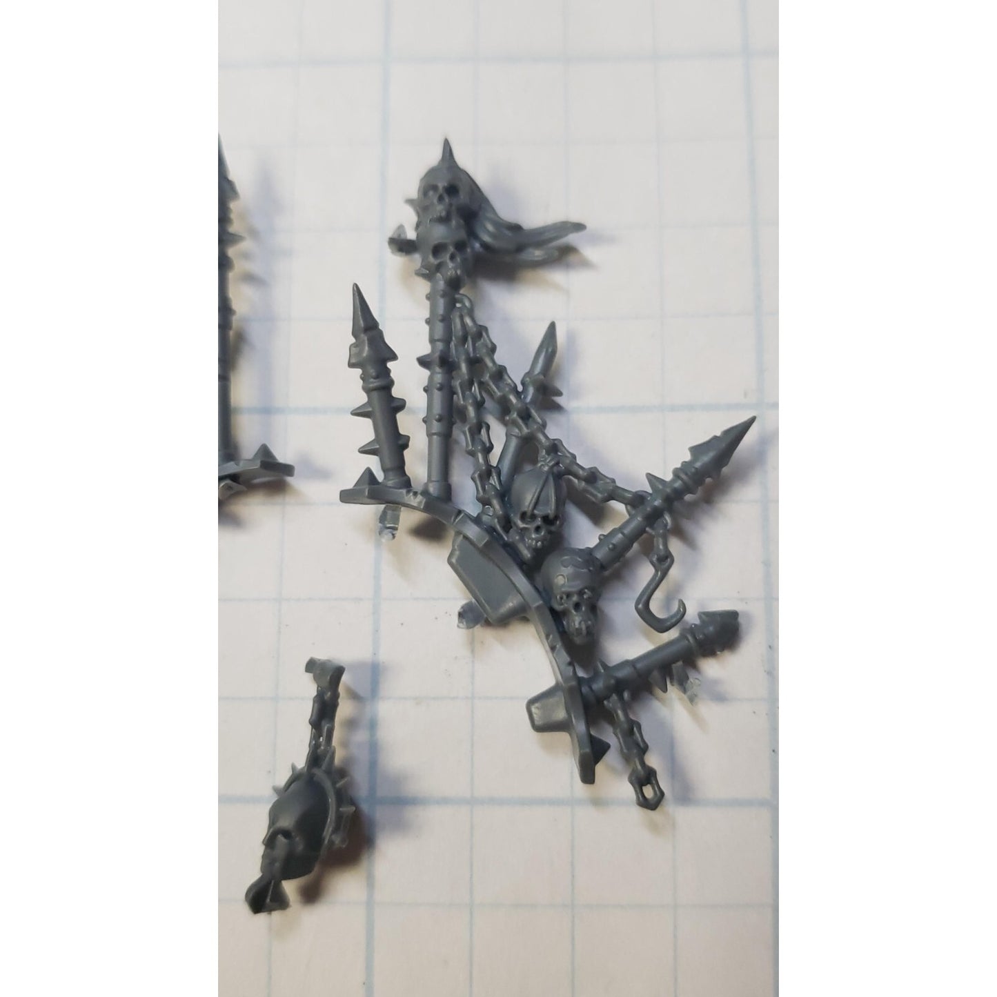 40k Chaos Space Marines Bits  Daemon Prince Back Trophy Spikes Fantasy