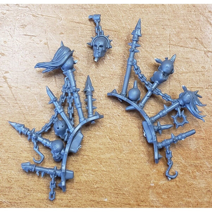 40k Chaos Space Marines Bits  Daemon Prince Back Trophy Spikes Fantasy