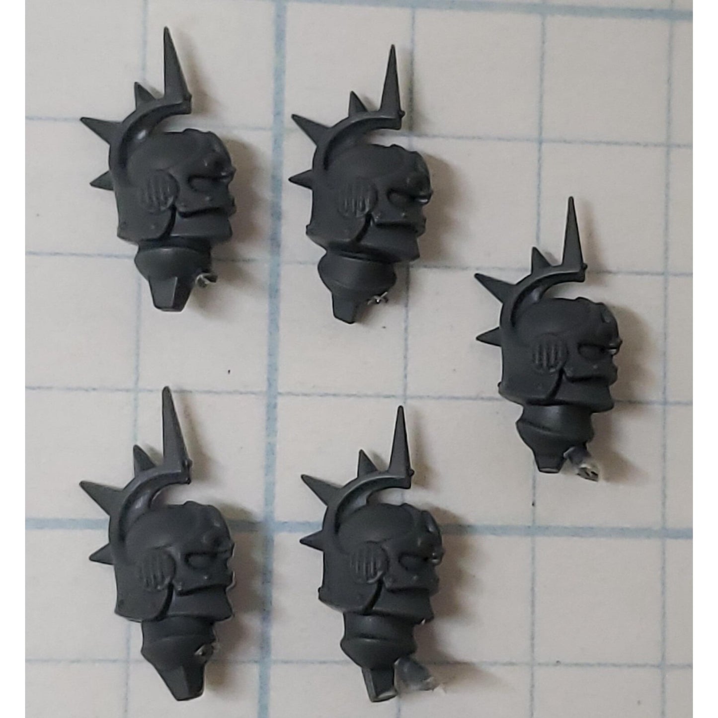 40k Adeptus Sororitas Bits Seraphim Zephyrim Helmet Heads w Crest H07