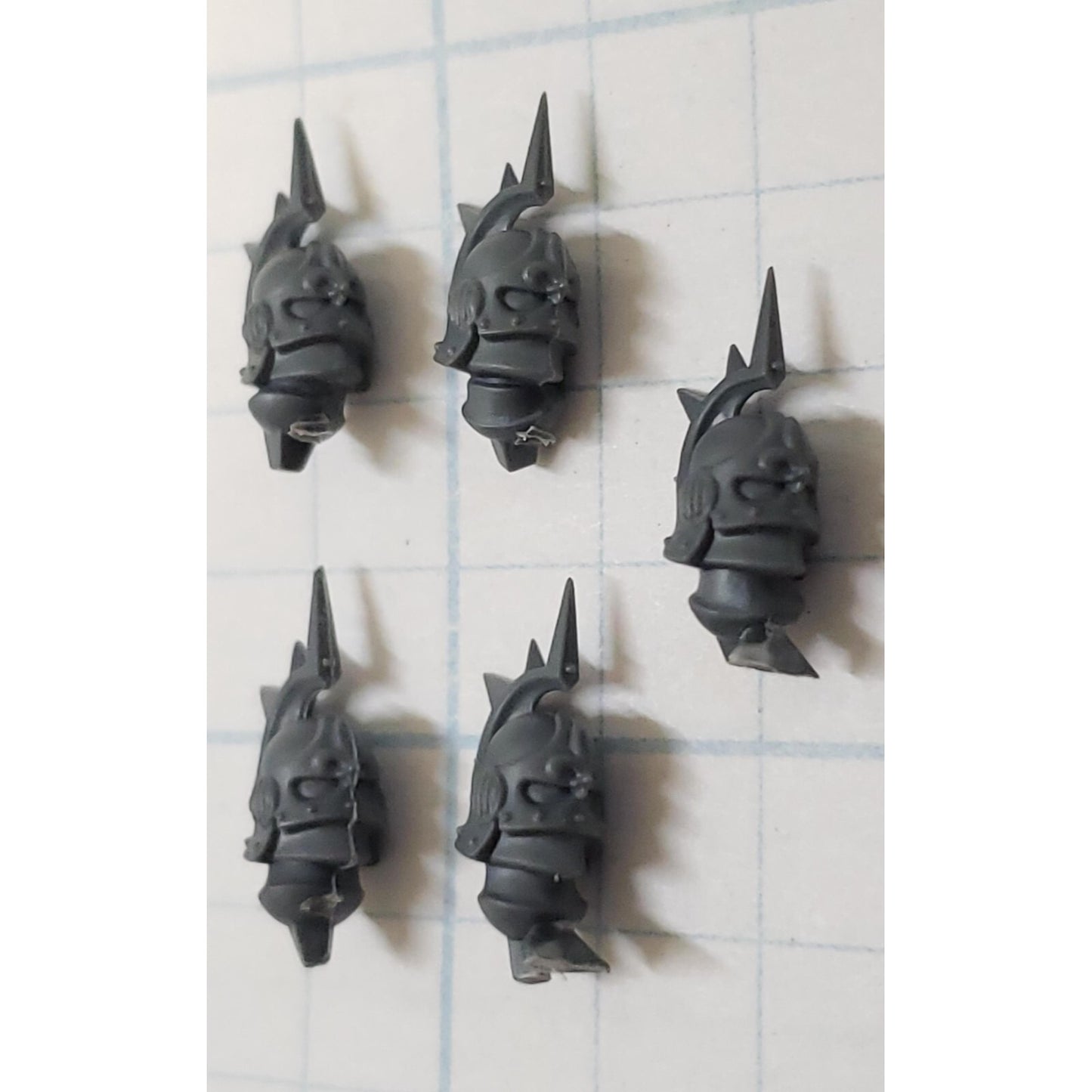 40k Adeptus Sororitas Bits Seraphim Zephyrim Helmet Heads w Crest H07