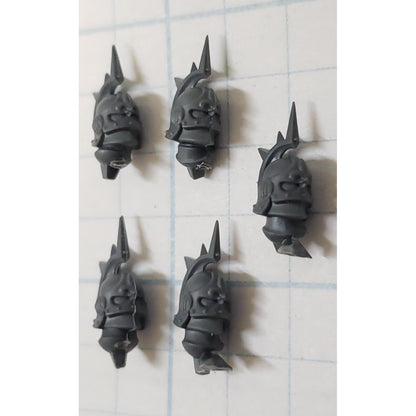 40k Adeptus Sororitas Bits Seraphim Zephyrim Helmet Heads w Crest H07
