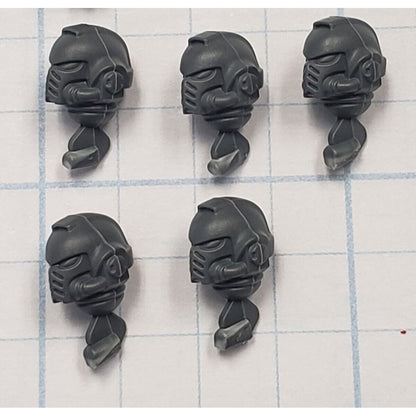 Space Marine Bits Assault Intercessor Helmet Head x5 #64