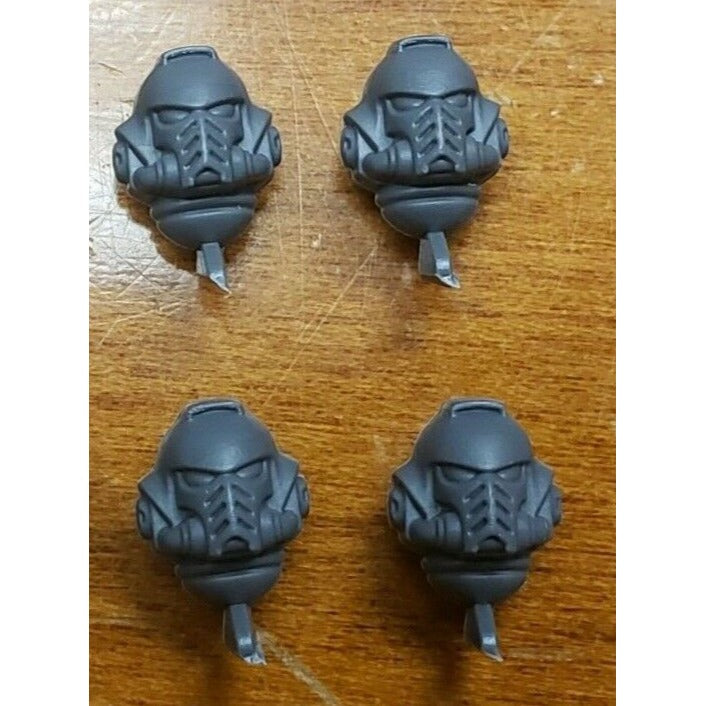 Space Marine Bits Assault Intercessor Helmet Head x5 #64