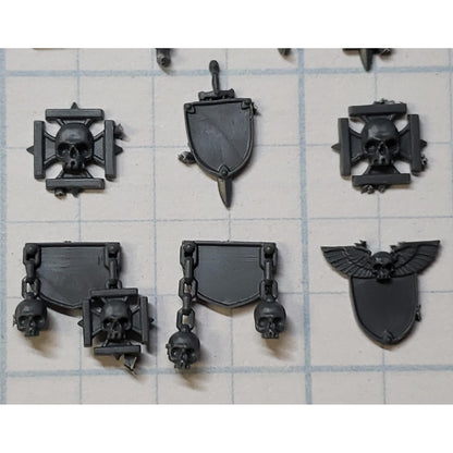 40k Space Marine Bits Venerable Dreadnought Crux Skull Star Icons