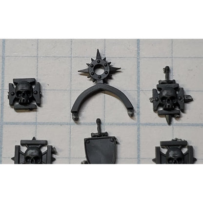 40k Space Marine Bits Venerable Dreadnought Crux Skull Star Icons