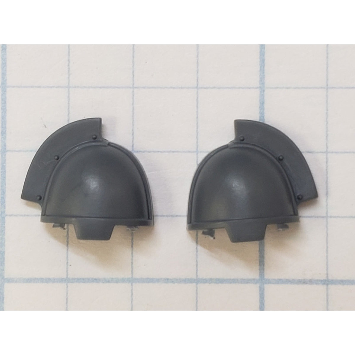 40k Space Marine Bits Aggressor Gravis Crest Pip Shoulder Pads #60