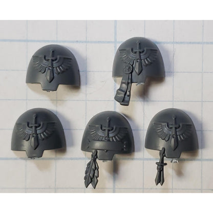 40k Dark Angels Bits Upgrade Deathwing Terminator Shoulder Pads x5 C01