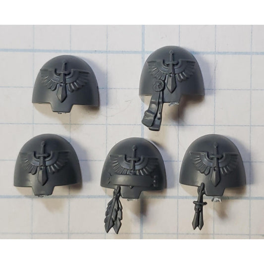 40k Dark Angels Bits Upgrade Deathwing Terminator Shoulder Pads x5 C01