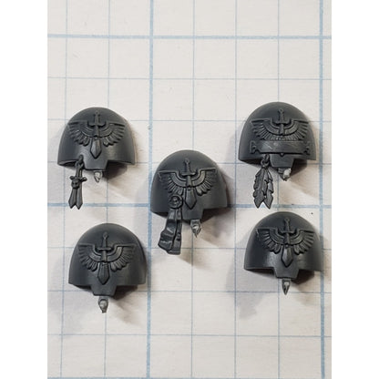40k Dark Angels Bits Upgrade Deathwing Terminator Shoulder Pads x5 C01