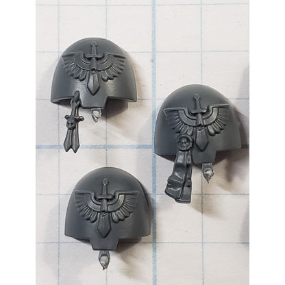 40k Dark Angels Bits Upgrade Deathwing Terminator Shoulder Pads x5 C01