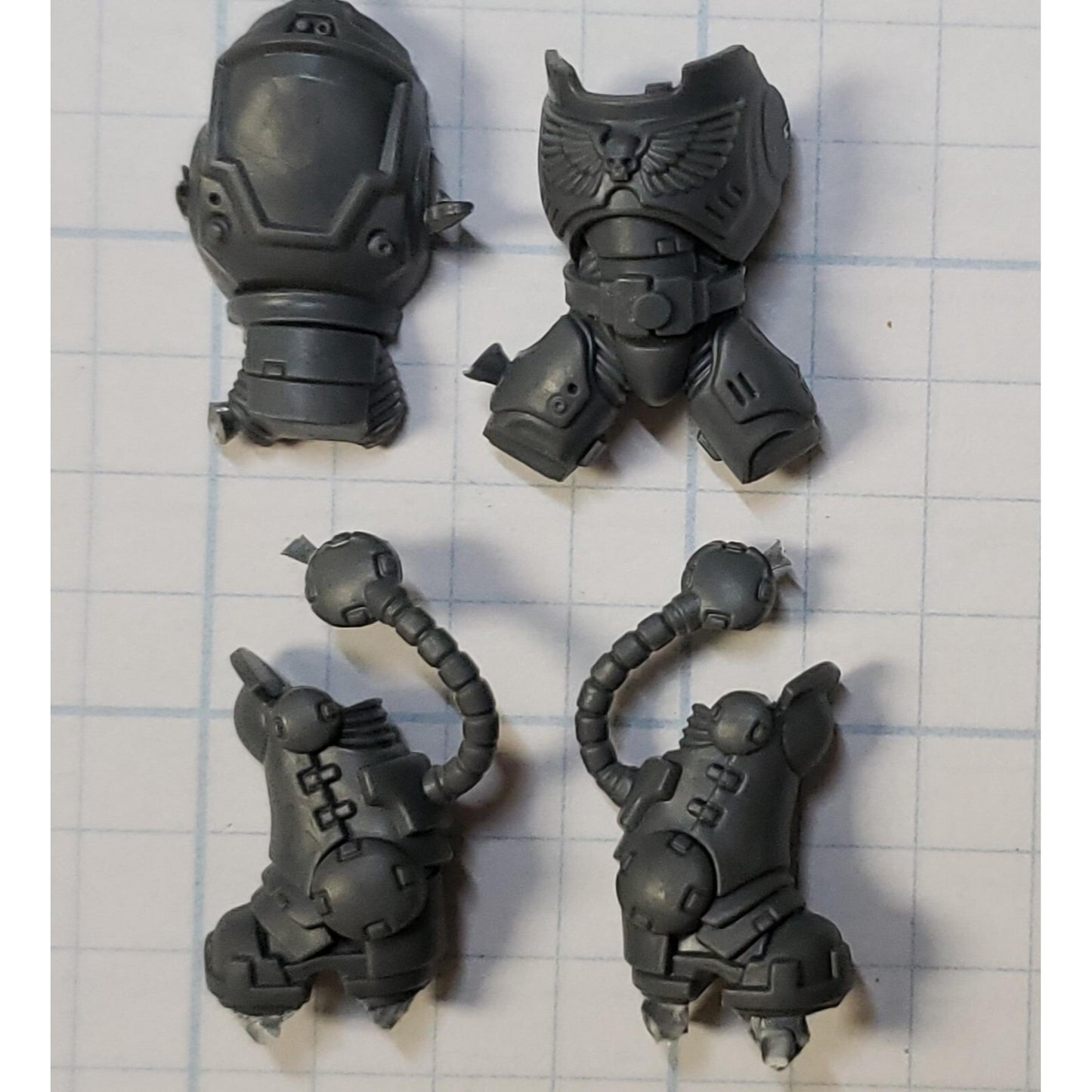 40k Space Marine Bits Heavy intercessor Gravis Armor Body Legs #01