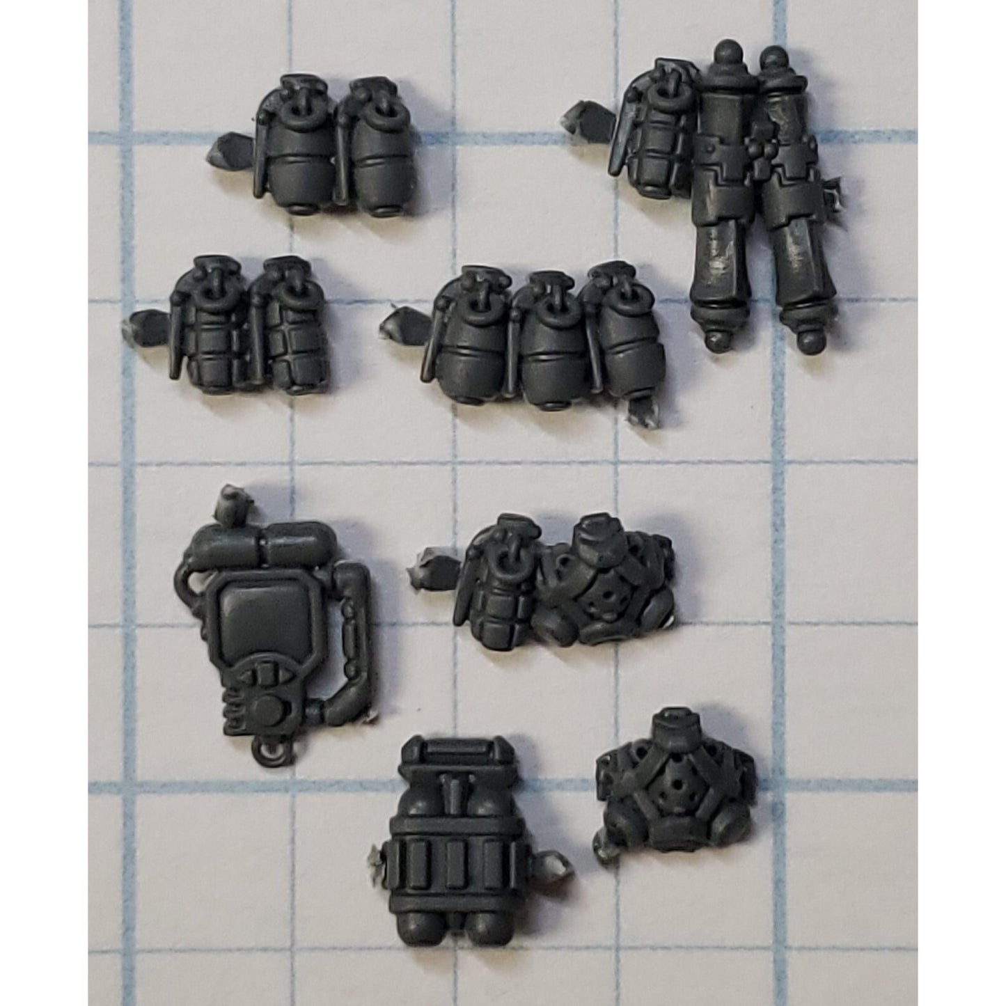 30K Space Marine Bits Mark 6 VI Tactical Squad Gear Auspex Grenades