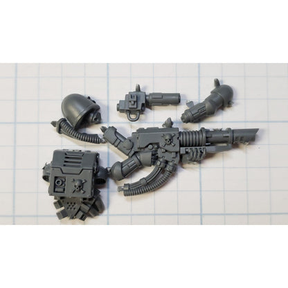 40k Space Marine Bits Devastator Lascannon W Backpack #64
