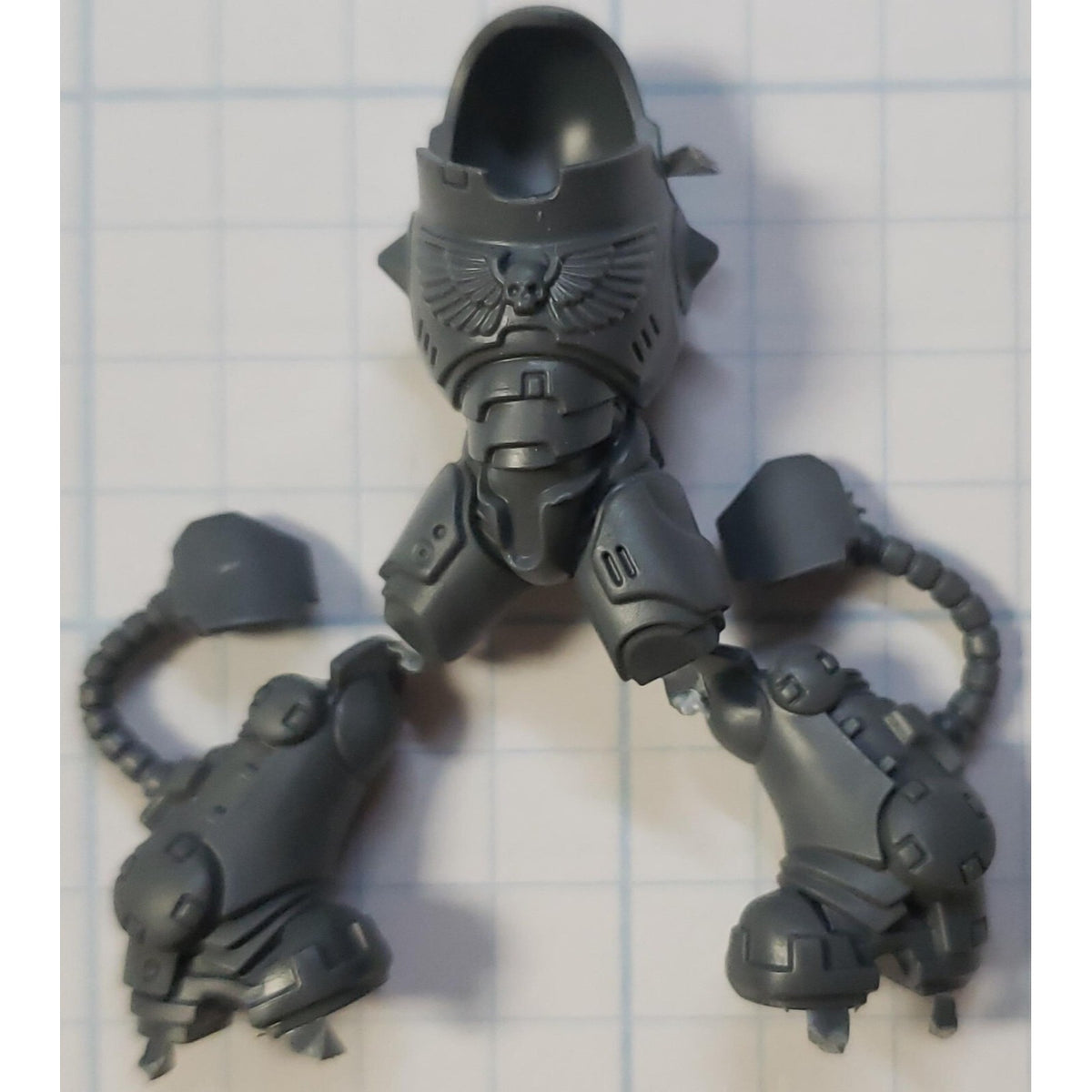 40k Space Marine Bits Aggressor Gravis Armor Torso Legs Set #67