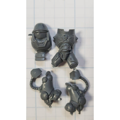40k Space Marine Bits Aggressor Gravis Armor Torso Legs Set #67