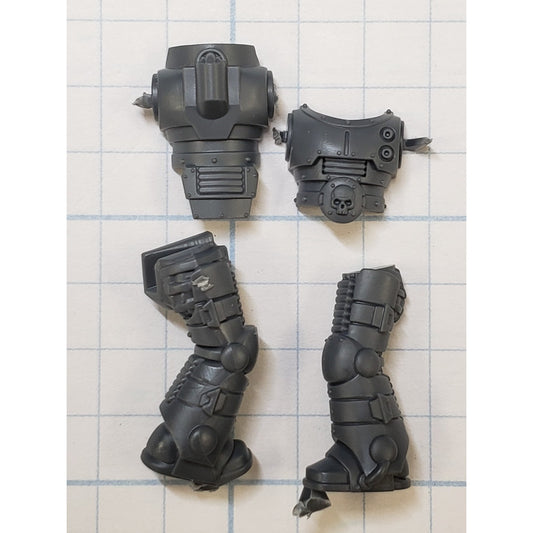 30k Space Marine Bits Legionnaire Mark II Crusade Armor Body Legs #10