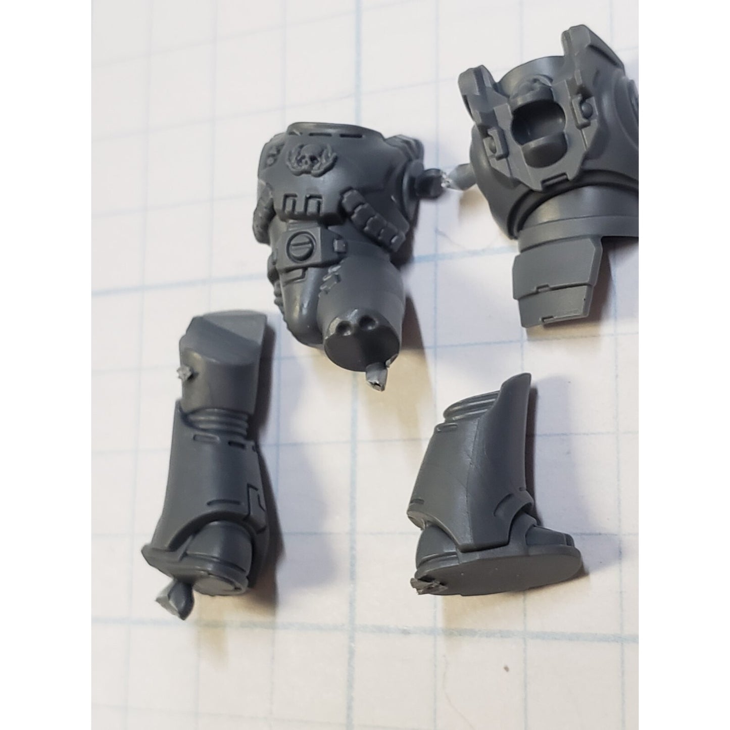 30K Space Marine Bits Mark 6 VI Assault Squad Sergeant Torso Legs #22