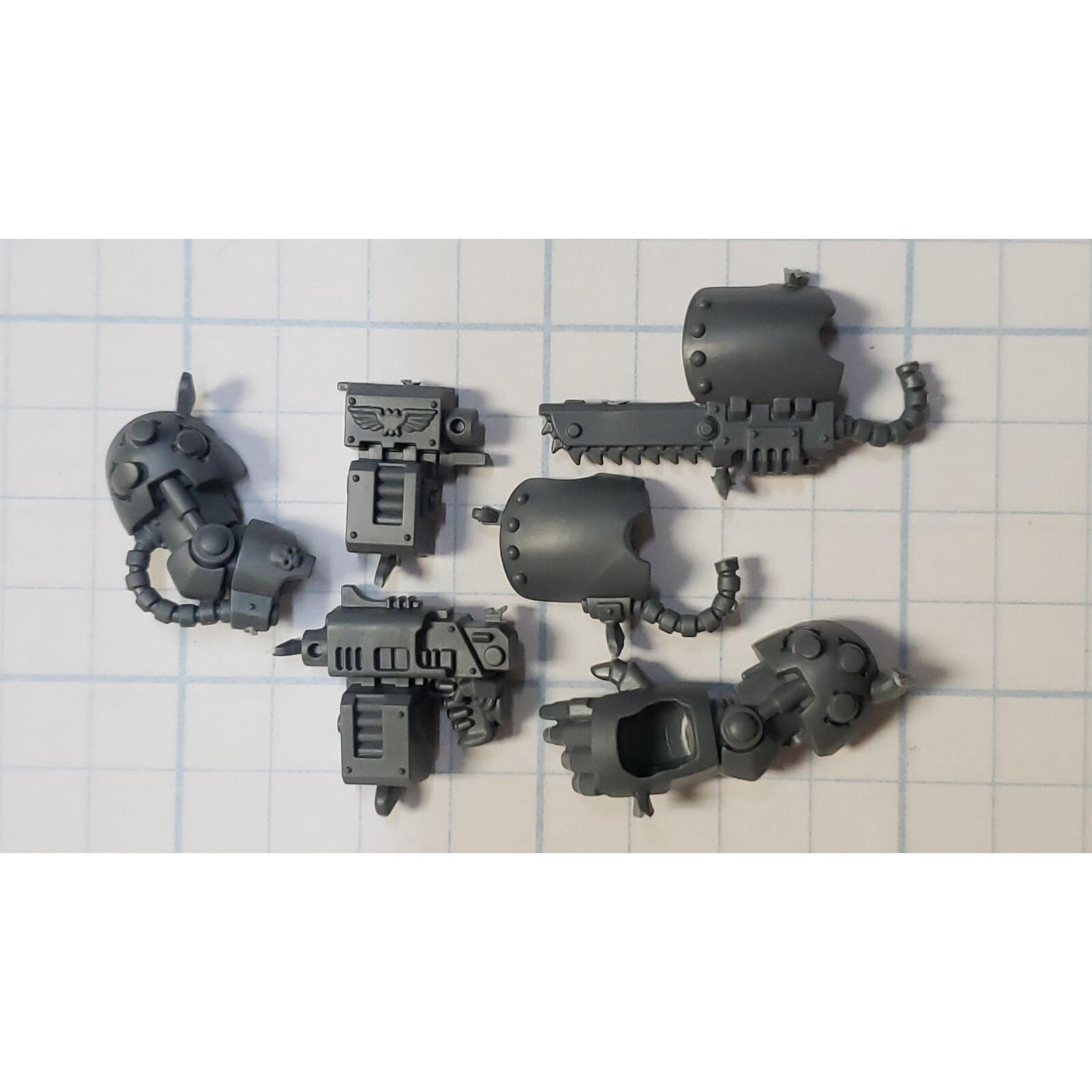 40k Space Marines Bits Terminator Squad Storm Bolter Chainfist Power Fist B34