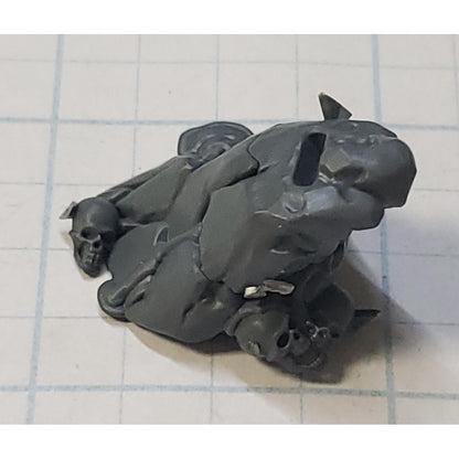 40k Chaos Space Marines Bits Daemon Prince Base Tactical Stone w Skull