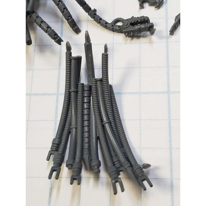 40k Chaos Space Marine Bits Warpsmith Backpack w Cape Mechatendril #09