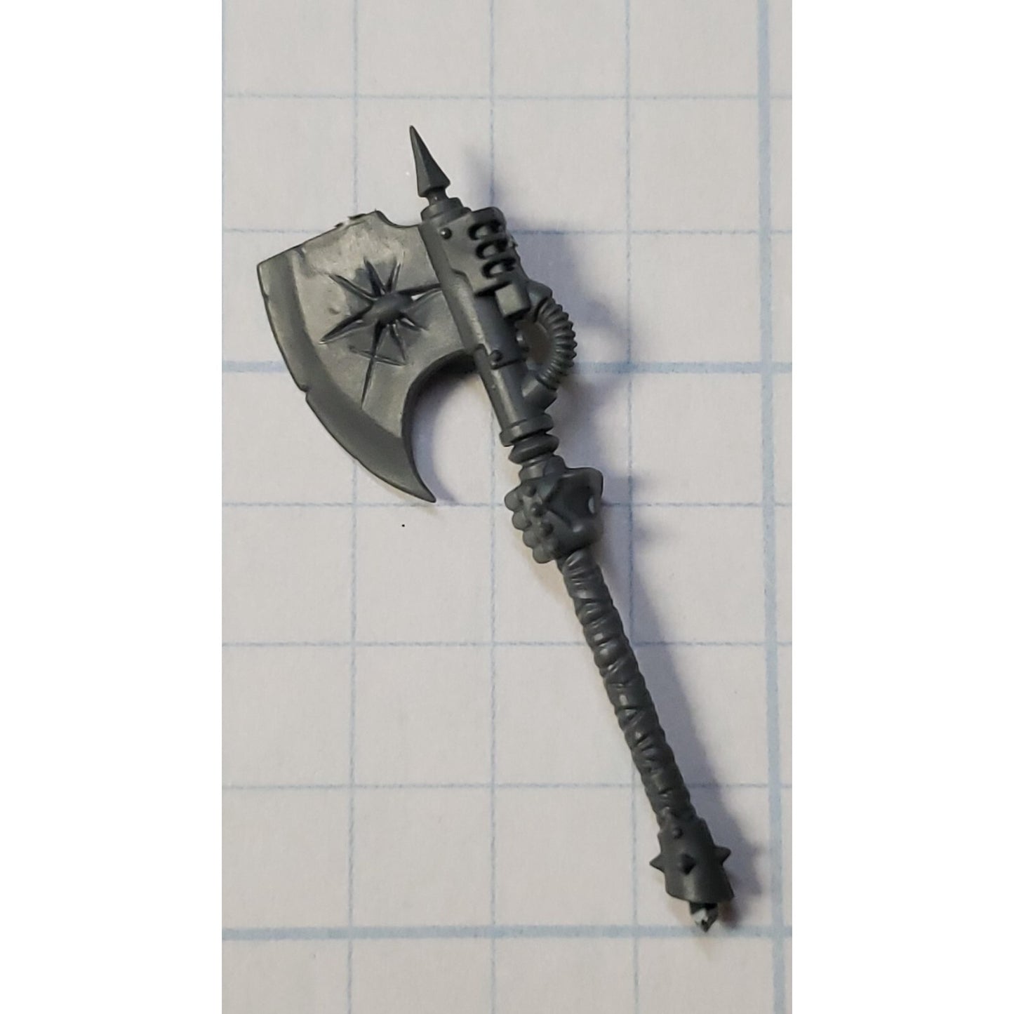 40k Chaos Space Marine Bits Chosen Engraved Power Axe