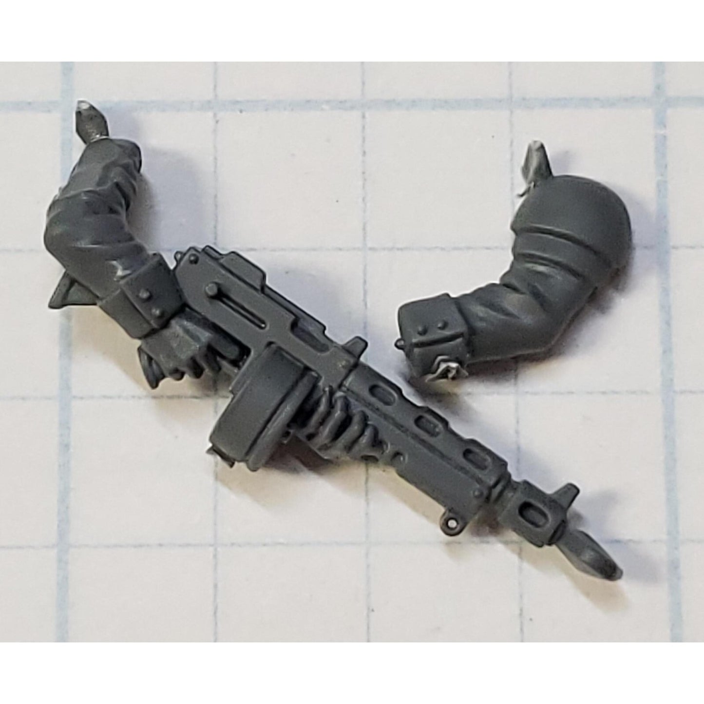 40k Astra Militarum Bits Cadian Shock Troops Sergeant Autogun w Drum