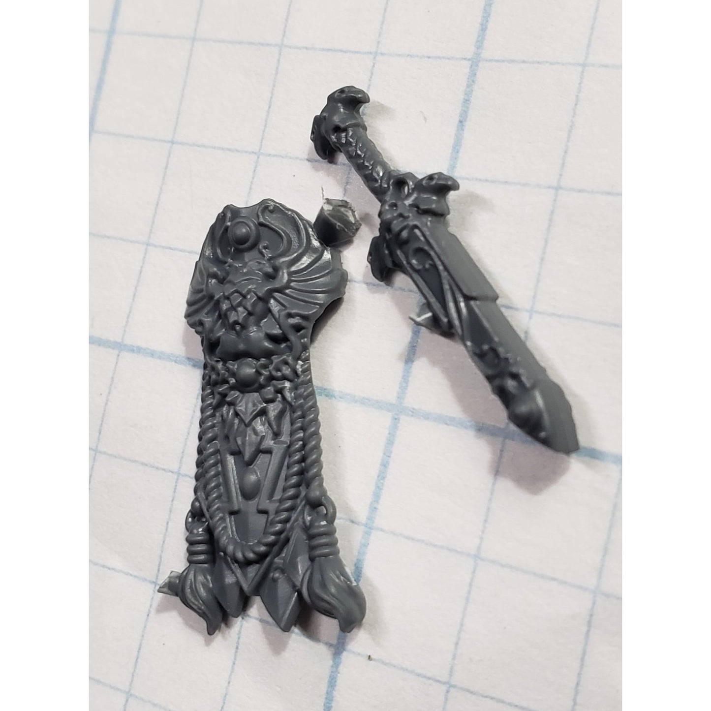 40k Adeptus Custodes Bits Allarus Terminator Shield Captain Scabbard Tabard SC51