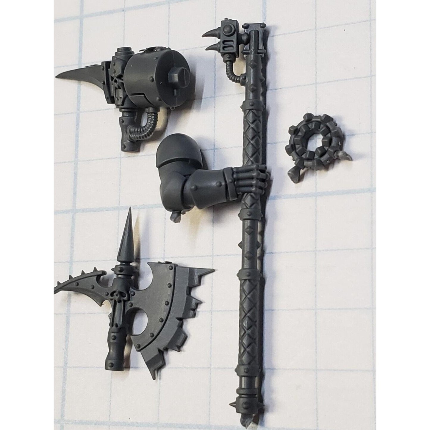 40k Chaos Space Marine Bits Warpsmith  Thunder Hammer Power Axe #16