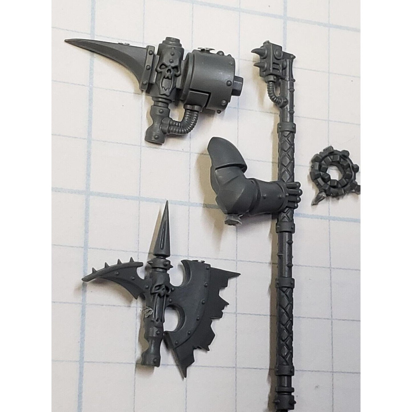 40k Chaos Space Marine Bits Warpsmith  Thunder Hammer Power Axe #16
