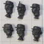 40k Astra Militarum Bits Cadian Upgrade Cadet Male Female Head x6 S17