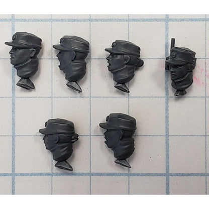 40k Astra Militarum Bits Cadian Upgrade Cadet Male Female Head x6 S17