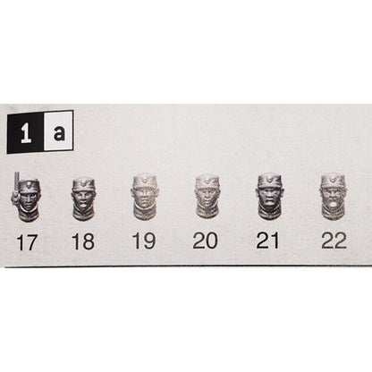 40k Astra Militarum Bits Cadian Upgrade Cadet Male Female Head x6 S17
