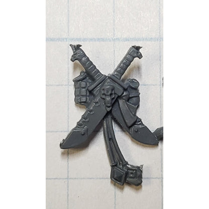 40k Space Wolves Bits Wolf Pack Wolf Guard Belt Knife Sheaths w Icons A