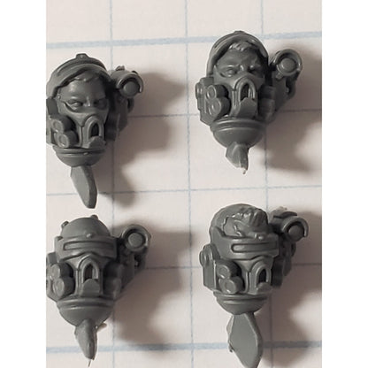 40K Space Marine Bits Incursor Phobos Bare Recon Heads x6 #68