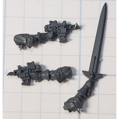 40k Adeptus Sororitas Bits Seraphim Bolt Pistols Power Sword Set #23A