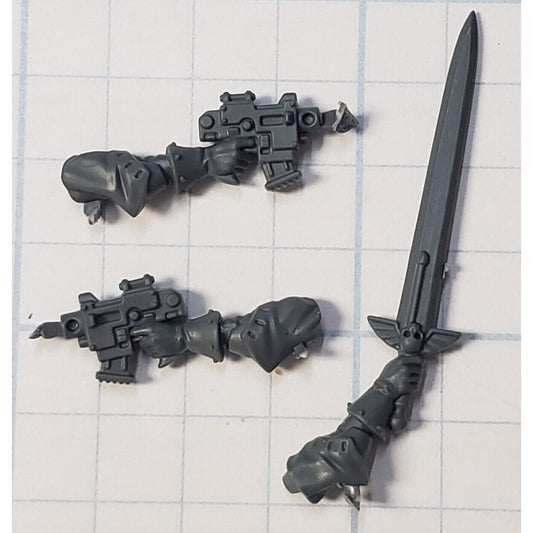 40k Adeptus Sororitas Bits Seraphim Bolt Pistols Power Sword Set #23A