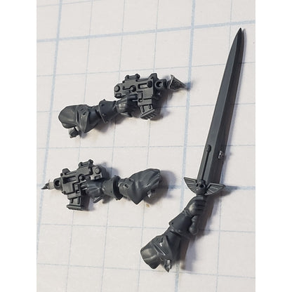 40k Adeptus Sororitas Bits Seraphim Bolt Pistols Power Sword Set #23A