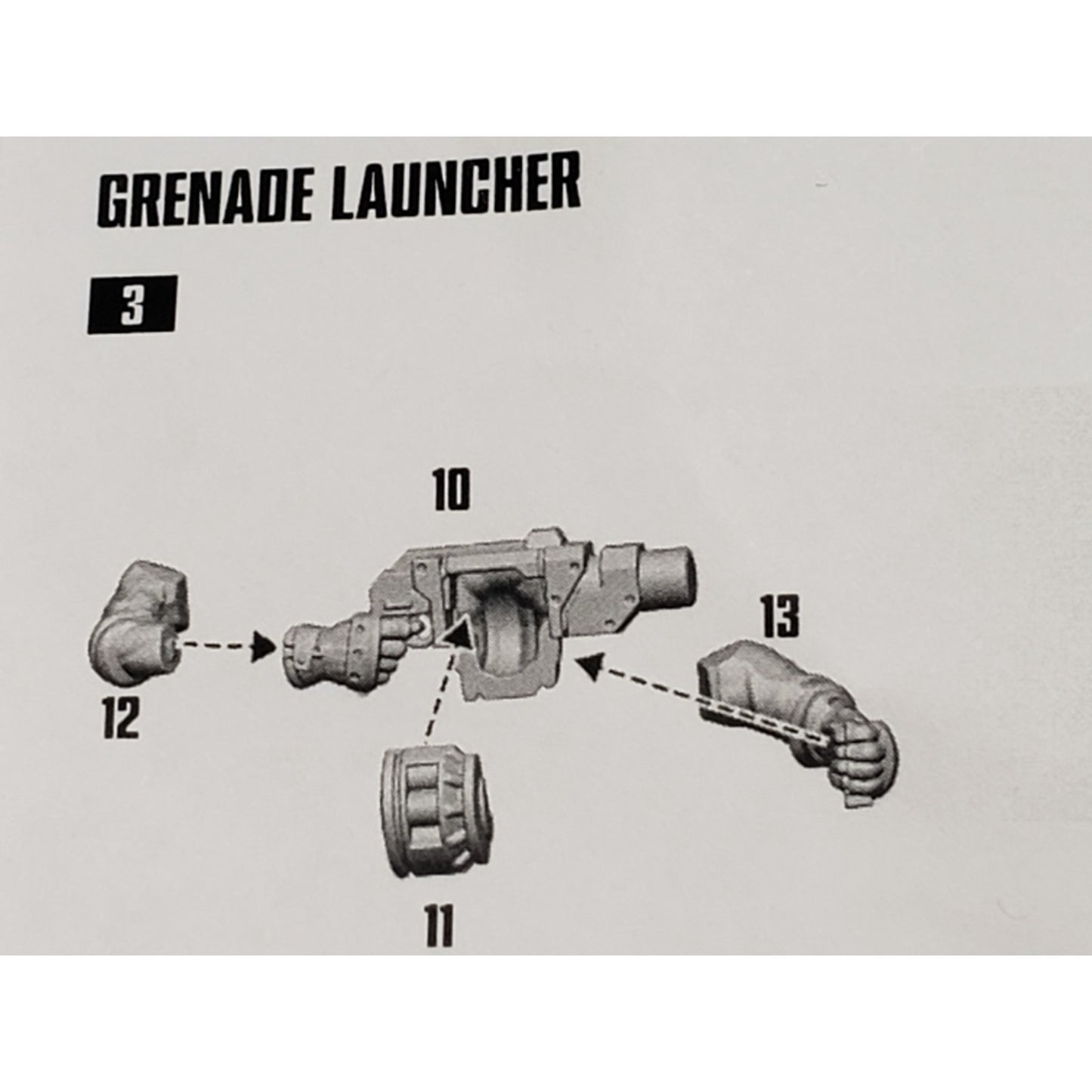 Necromunda Bits Orlock Weapon Upgrade Grenade Launcher w Arms #10